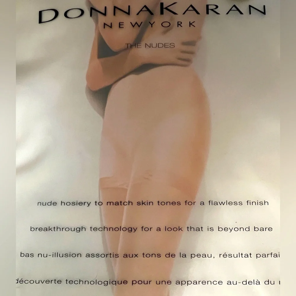 NWT~ 2 Pair of Donna Karan “Driftwood” Sheer Control Top Hosiery ~Small Petite